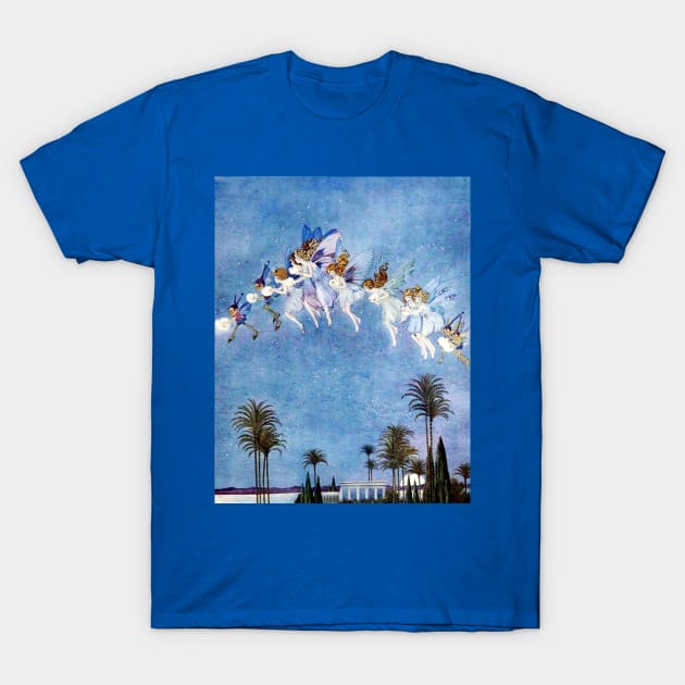 Fairies with Shells of Oil - Ida Rentoul Outhwaite T-Shirt by forgottenbeauty